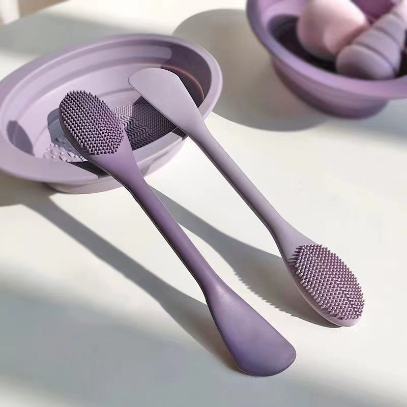 Double Head Silicone Facial Ma - Spa Massager review and price