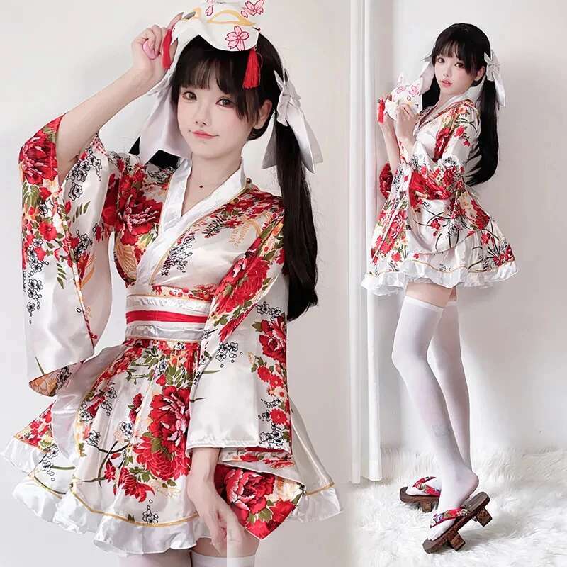 Japanese Modified Kimono Dress - Bathrobe review and price