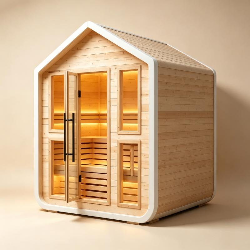 Custom Luxury Sauna Cabin Soli - Spa Wellness Gym review and price