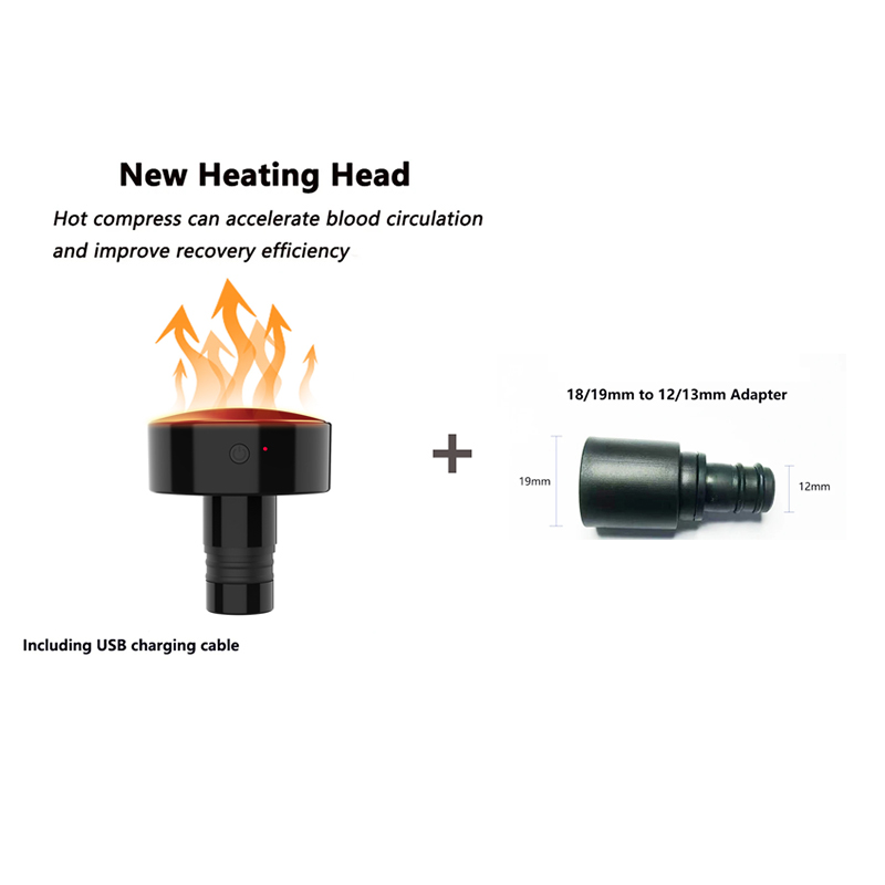 New Heat Fascia Gun Massage He - Massage Gun review and price