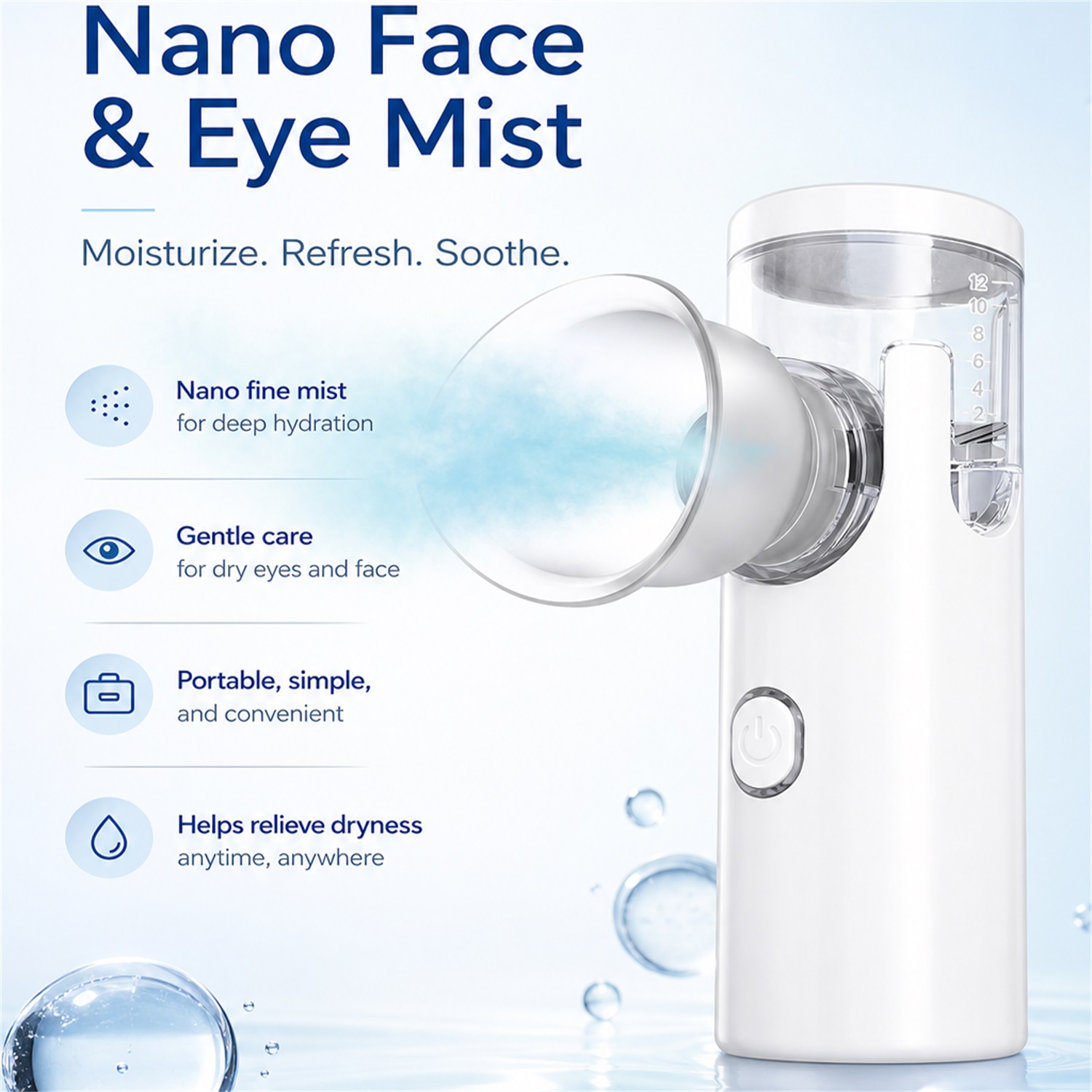 Nano Spray Eye Massage Instrum - Face Steamer review and price
