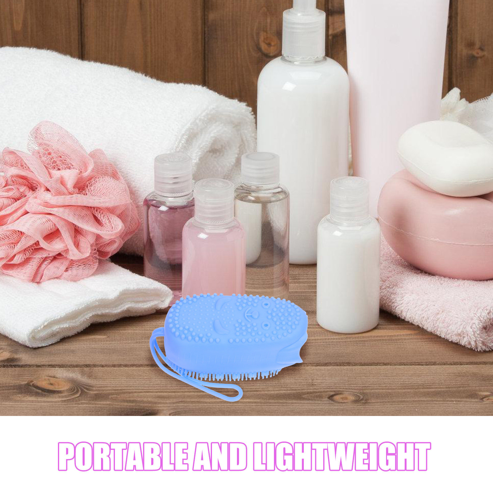 3Pcs Silicone Body Scrubber Du - Body Brush review and price