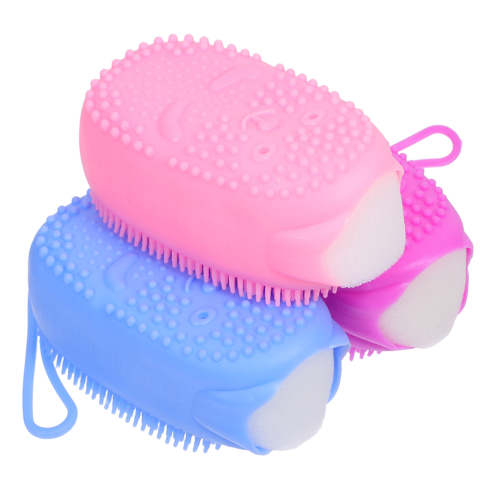 3Pcs Silicone Body Scrubber Du - Body Brush review and price