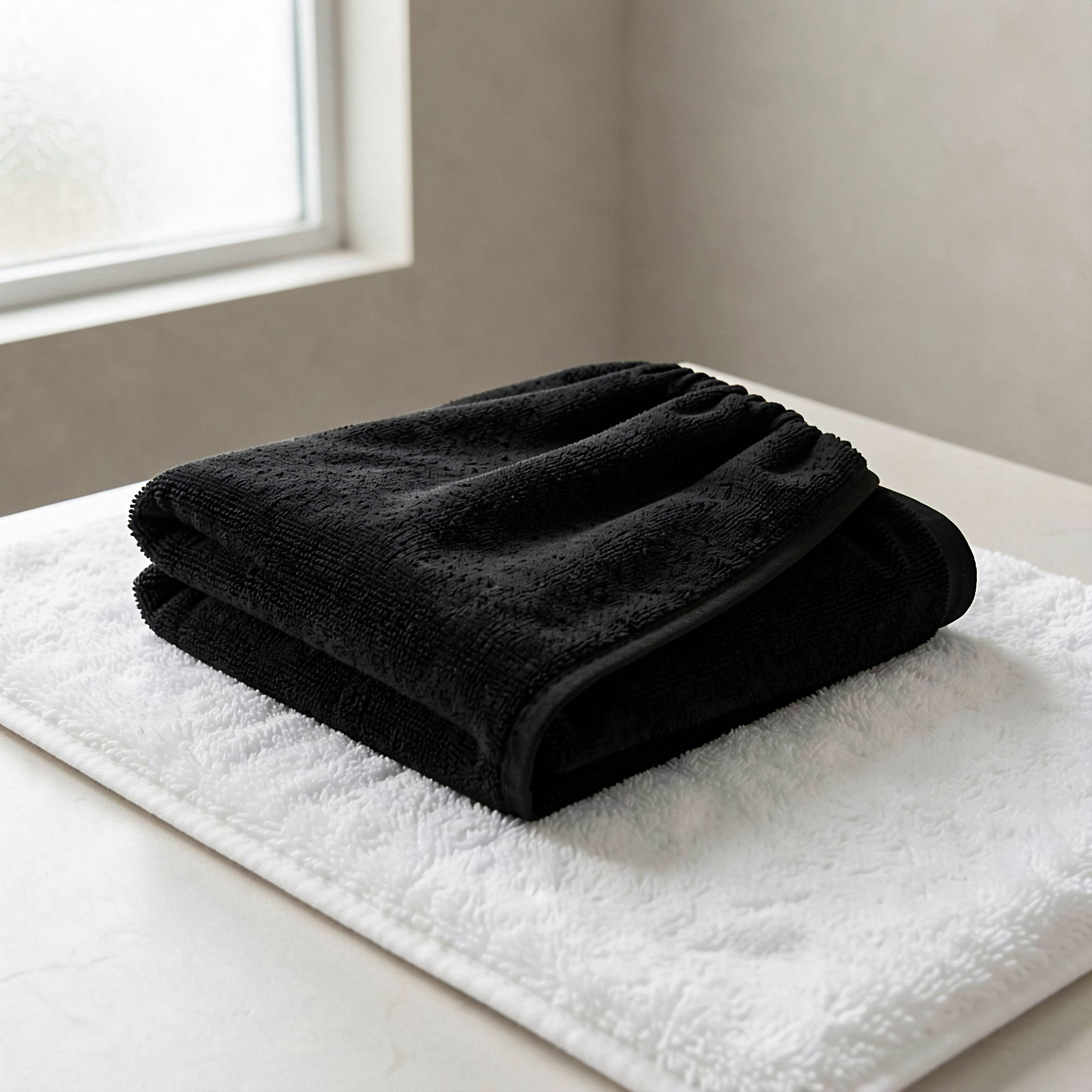 Black 35x75cm Pure Cotton Hand - Spa Towel review and price